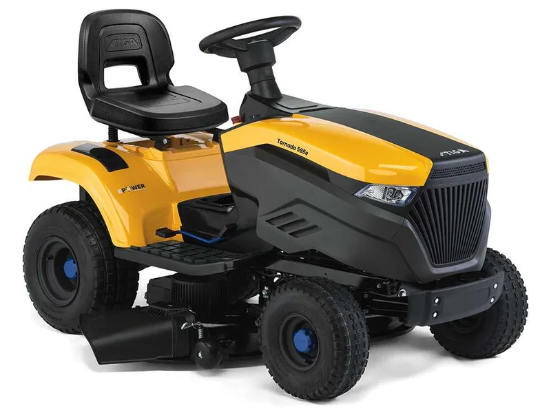 Stiga Tornado 598e - Tondeuse autoportée sur batterie 48V/40Ah - Éjection latérale