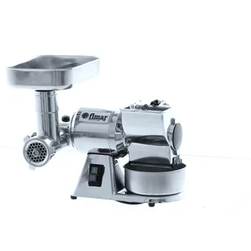 Fimar TR8D - Hachoir à viande électrique - Râpe intégrée - Groupe de hachage en aluminium - 230V