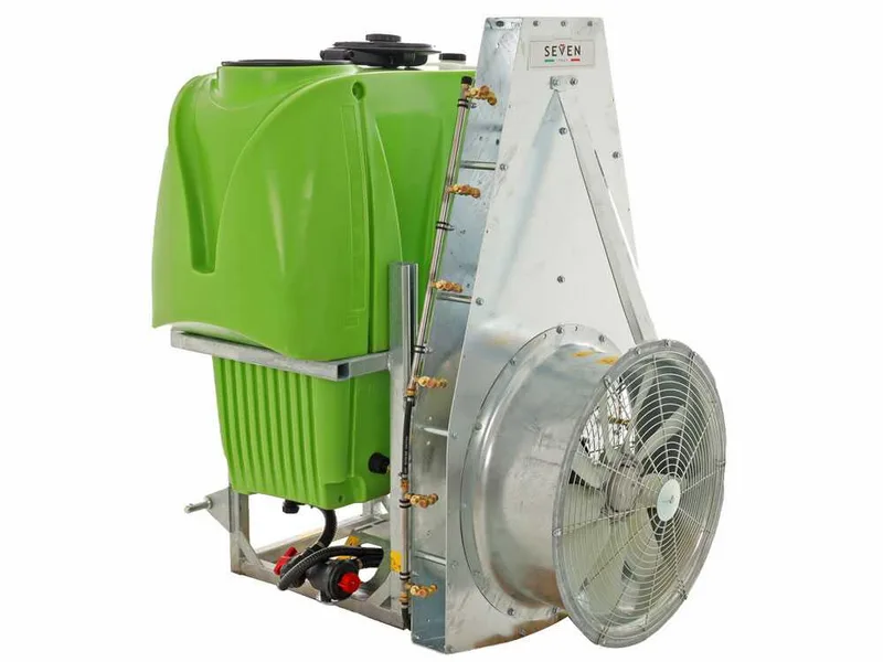 Seven Italy 600 - Atomiseur agricole porté à tour pour pulvérisation - Capacité 600 L - Pompe APS 71