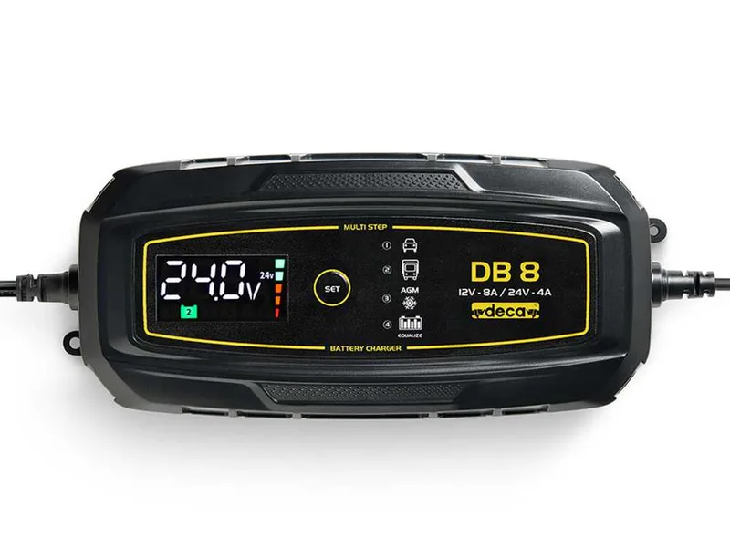 Deca DB 8 – Chargeur-mainteneur de batterie automatique – 12/24 V