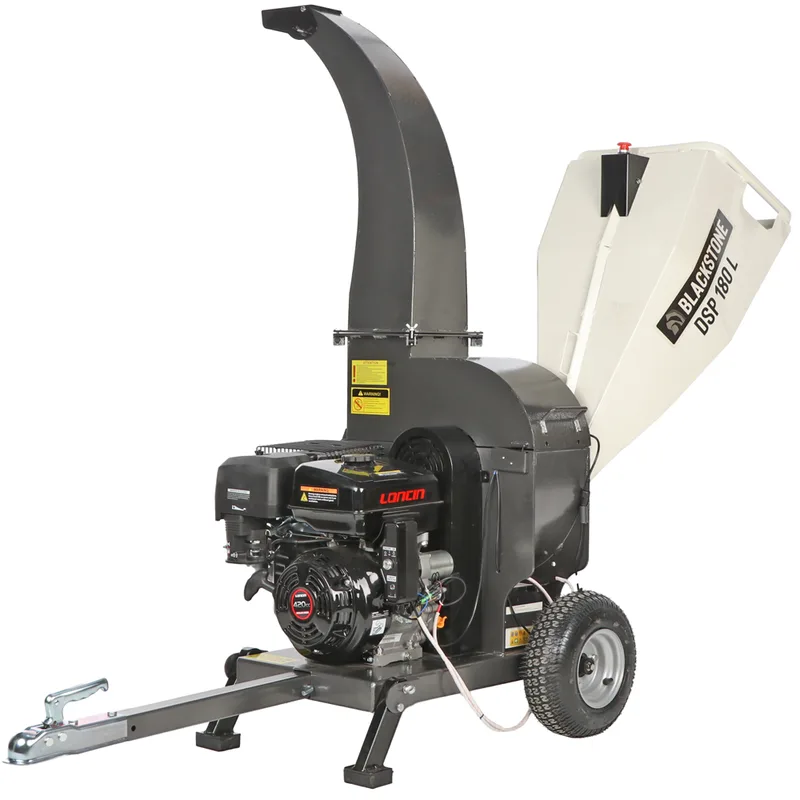 BlackStone DSP 180 L - Broyeur à essence - avec moteur à essence Loncin de 420 cm3