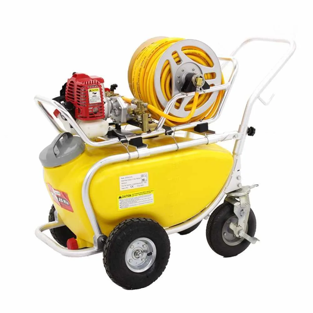 Pompe agricole thermique sur chariot GeoTech SP 550 2S ALU - moteur 2 temps à mélange