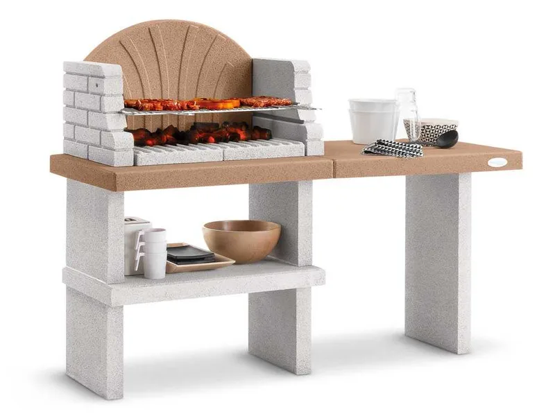 Palazzetti Vasto - Barbecue à bois et charbon en maçonnerie