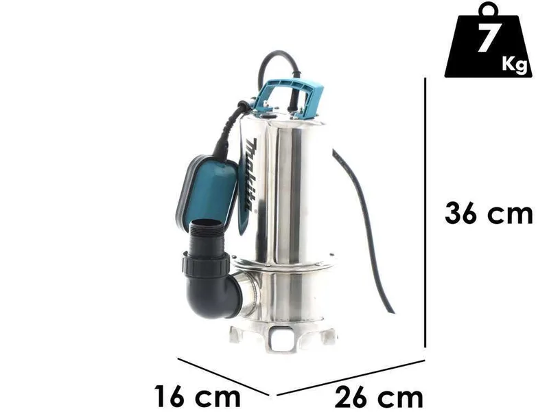 Makita PF1110 - Pompe à immersion électrique pour eaux chargées - de 1100 watt