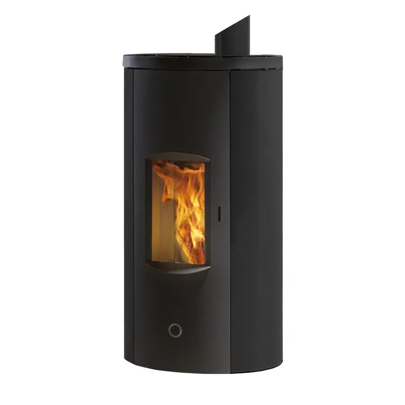 EK63 Like 80 Evo Poêle à granulés acier noir COAX