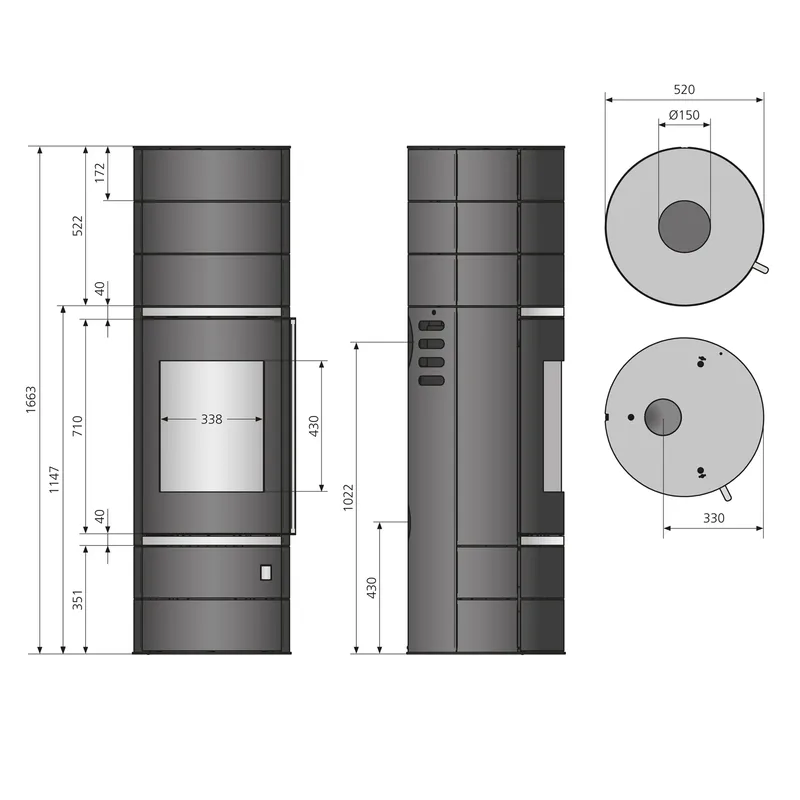 Oranier E-Blok pour le segment énergétique Ostro (W+)