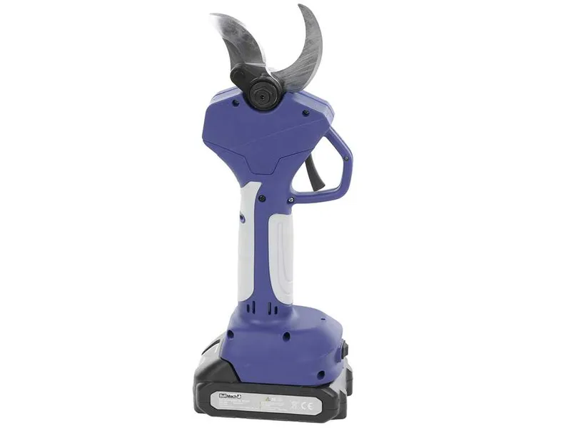 BullMach DIVIANE 40 - Sécateur électrique à batterie + Perche télescopique 130-200 cm - 2x21V 2Ah - Diamètre de coupe 40 mm