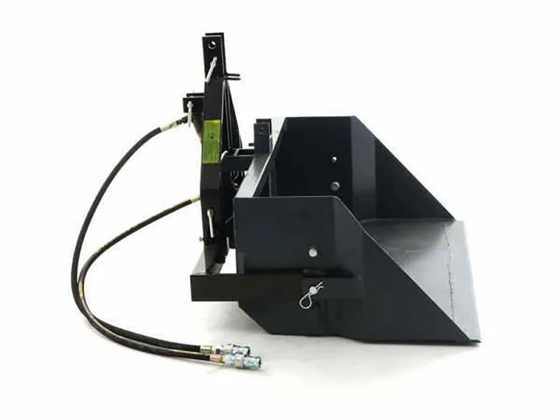 Godet arrière hydraulique pour tracteur BlackStone B-PAL H 200 - de 200 cm - Charge 700Kg