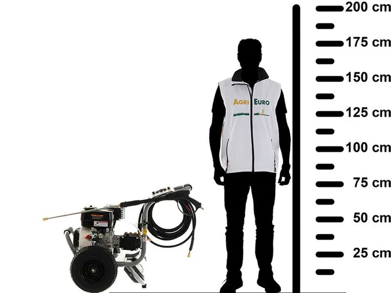BlackStone B-PW 11/230 - Nettoyeur haute pression thermique - 228 bar - 678 l/h - Moteur DH225 - avec pompe Annovi & Reverberi