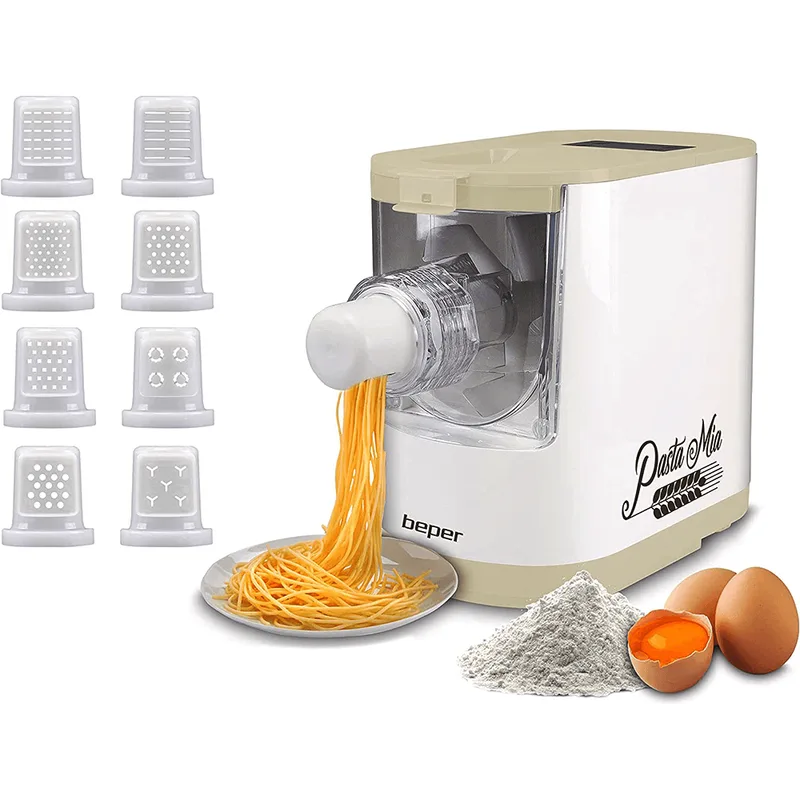 Beper Pasta Mia - Machines à pâtes électrique 2 en 1 - Pétrissage et extrusion