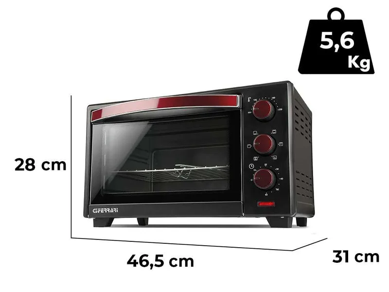 G3 Ferrari Il Moro Plus - Four électrique ventilé - 20L 1380W