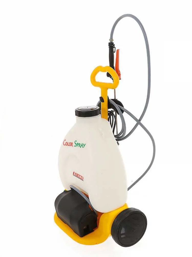 Pompe de pulvérisation électrique à trolley ARCO Froggy Color Spray - réservoir de 20L