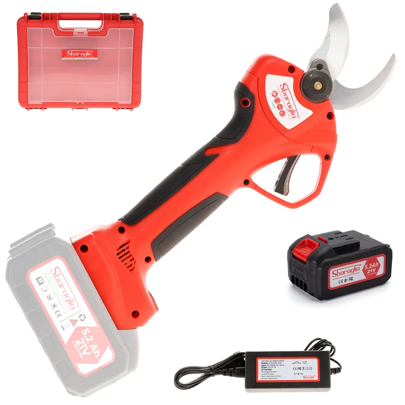 Sbaraglia Tecno Smart 37 - Sécateur électrique à batterie - 21V/5.2Ah - Diamètre de coupe 37 mm