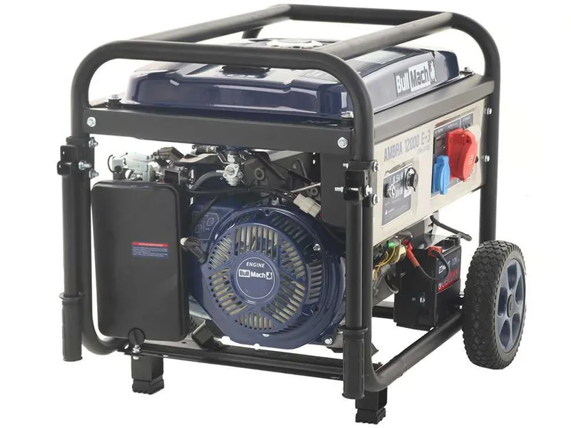 BullMach AMBRA 12000 E-3 - Groupe électrogène 8.5 Kw triphasé - Version sur chariot