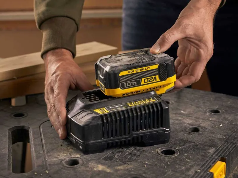 Kit de démarrage stanley fatmax V20 - Batterie 18 V/4 Ah + chargeur rapide