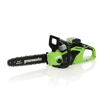 Greenworks GD40CS15K4 - Tronçonneuse à batterie 40 V 4 Ah - Guide de 35 cm