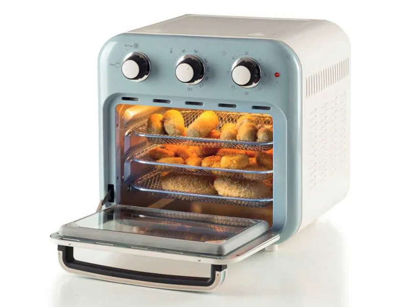 Ariete Vintage Céleste - Friteuse à air et four électrique 16 L