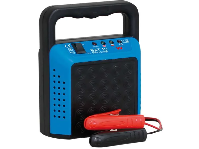 Awelco BAT 10 - Chargeur de voiture portable - alimentation monophasée - batteries 6/12V