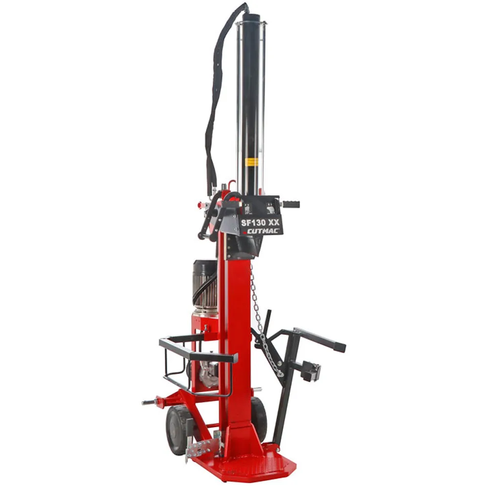 Docma SF130 380 + PTO XX - Fendeuse à bois hybride - Électrique et à tracteur - Verticale