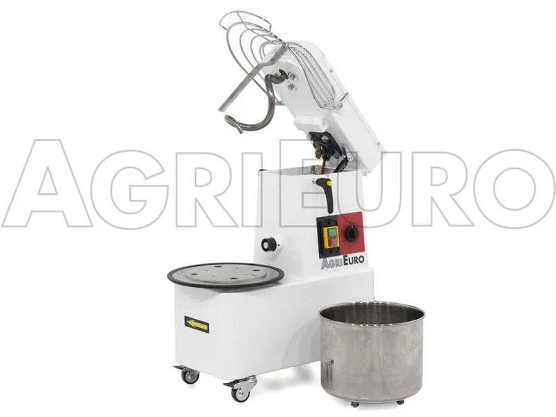 Pétrin à spirale Mixer 1000 S Deluxe à tête basculante - Capacité cuve 8 Kg - 10 L