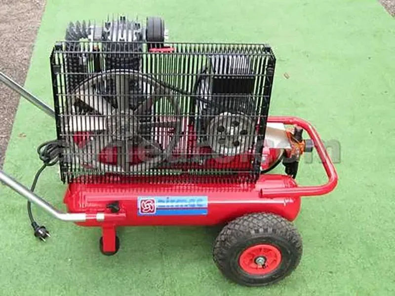 Motocompresseur avec moteur électrique Airmec 410 lt/min. compresseur de chantier