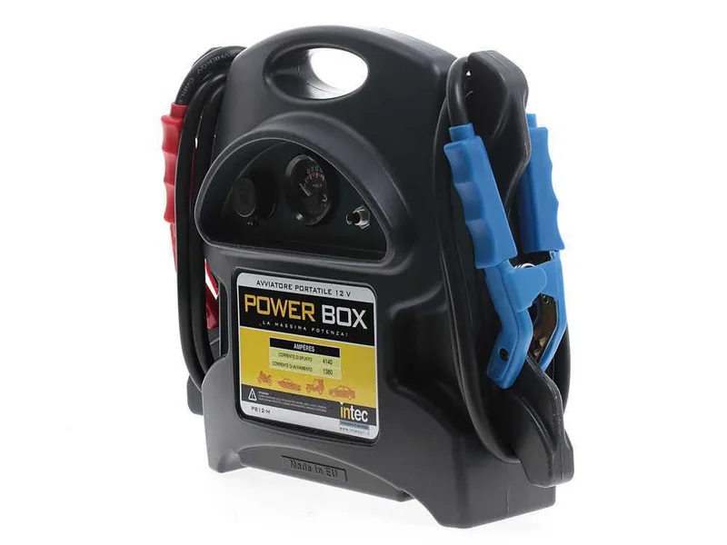 Intec PB12-M - Démarreur professionnel 12V - portable à batterie - courant de démarrage 1380A