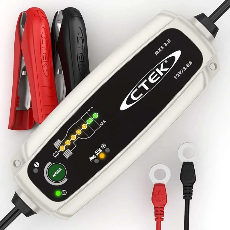 CTEK MXS 3.8 - Chargeur de batterie et mainteneur de charge automatique - batteries de 12V - 7 étapes