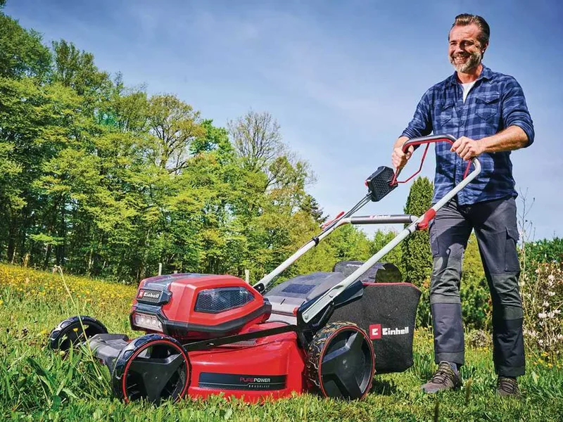 Einhell GP-CM 36/52 S Li BL - Tondeuse à gazon à batterie - 4 x 18 V / 5.2 Ah - Coupe 52 cm