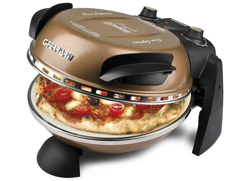 G3 Ferrari Delizia Bronze - Four à pizza électrique - Pierre réfractaire