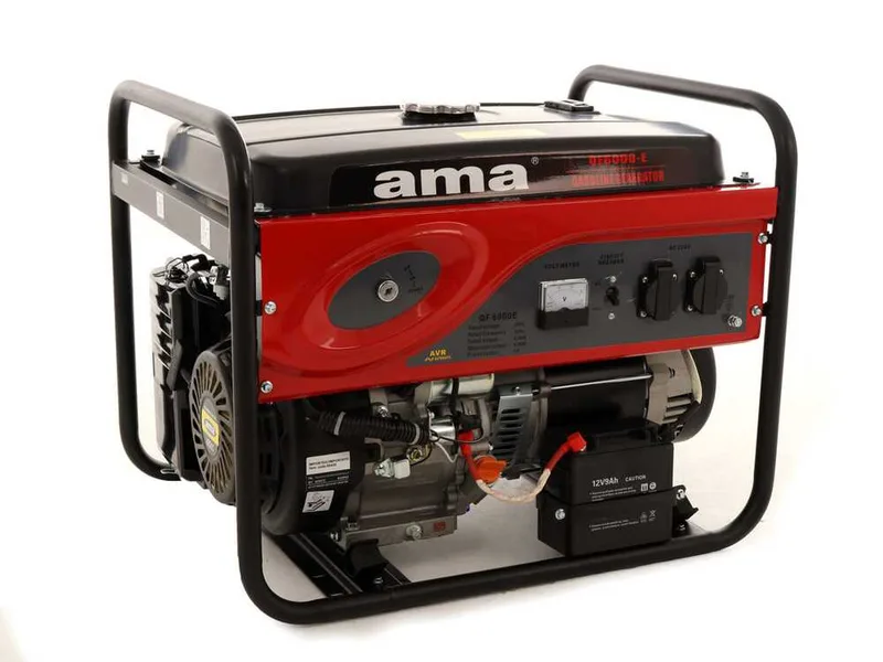 AMA QF6000E - Groupe électrogène monophasé 6.5 kW à essence - générateur de courant