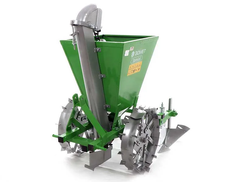 Bomet Gemini - Planteuse de pommes de terre à une rangée - Roues métalliques réglables