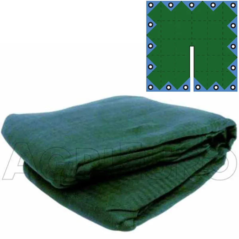 Nr. 1 Filet anti-épines et anti-arrachage pour récolte 10x10 m avec fente, toile lourde 95g/m2