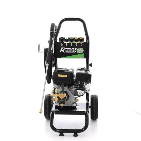 Ribimex RX21T - Nettoyeur haute pression thermique - 200 bar 678 l/h - Moteur Loncin à essence 196 cm³