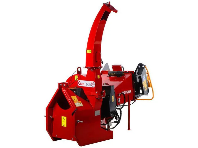 GeoTech Pro WS72RS - Broyeur de branches à tracteur - Avec rouleau d'entraînement à contrôle hydraulique