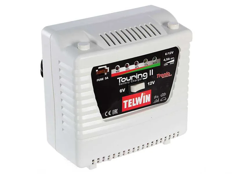 Telwin Touring 11 - Chargeur de batterie - batteries de 6 et 12 V - signalisation LED de la charge