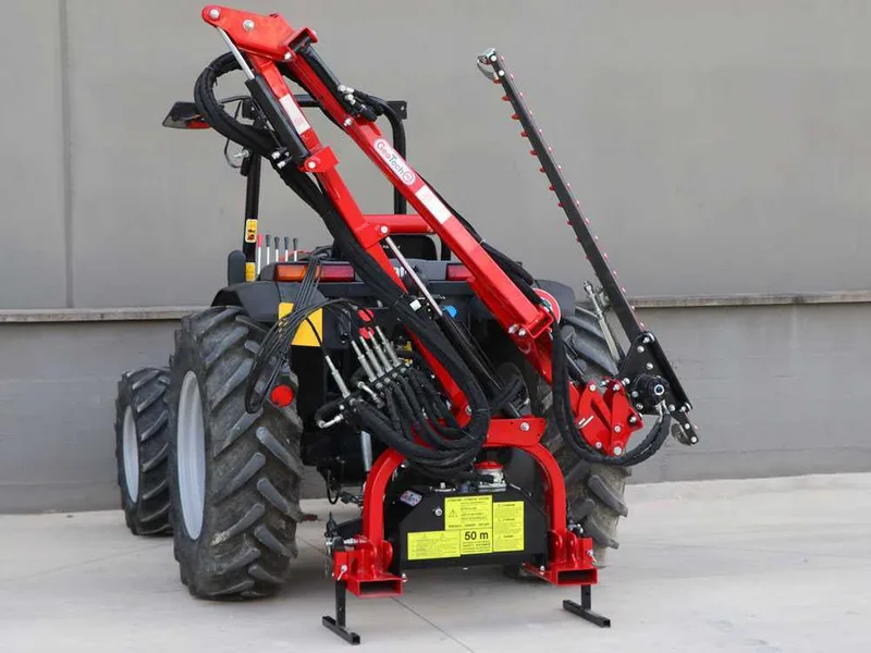 GeoTech Pro THT 175 - Taille-haie pour tracteur avec déplacement latéral