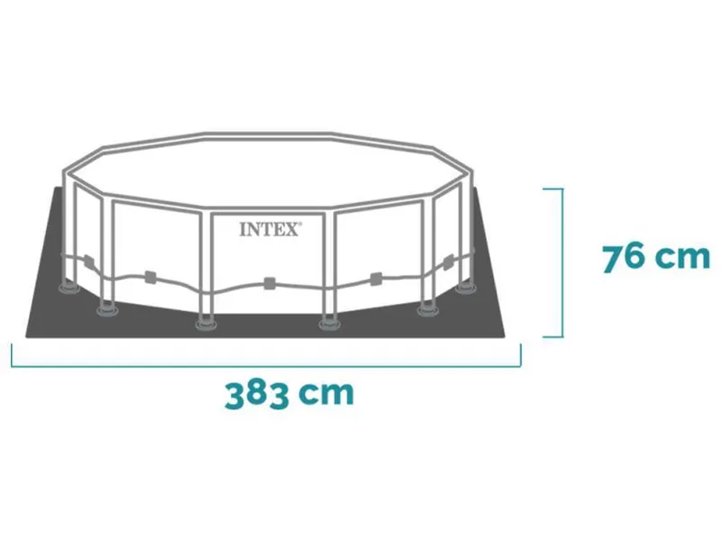 Intex Prisma Frame 26712NP - Ø366x76 cm - Piscine Ronde + Épurateur à cartouche
