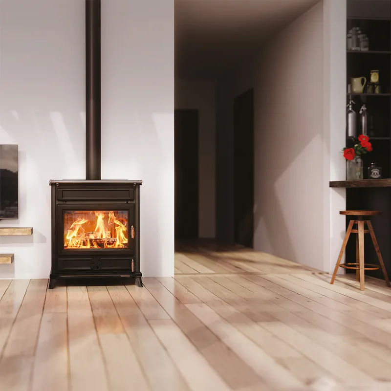 Thermorossi Agora Evo6 poêle à bois noir