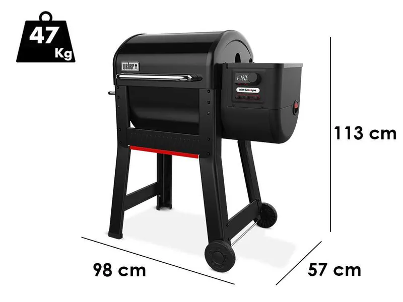 Weber Smoque - Barbecue à pellets et fumoir
