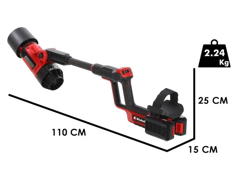 Einhell GP-LB 36/270 Li E BL - Souffleur de feuilles à batterie - 36 V - 2 x 18 V 5-8 Ah