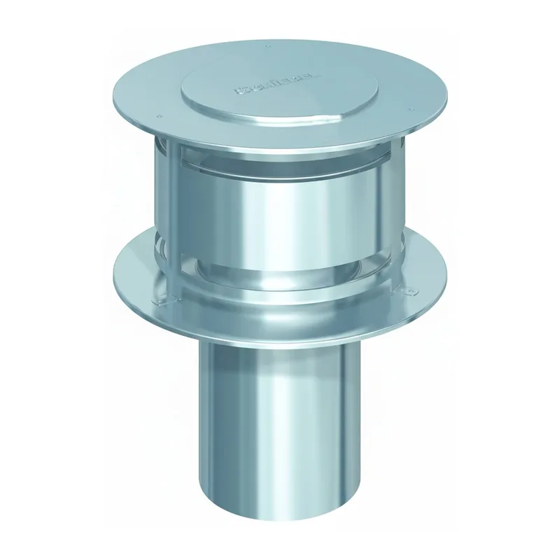 Schiedel PRIMA PLUS chapeau pare-pluie AntiSplash couvercle rabattable Ø150 mm simple paroi brillant