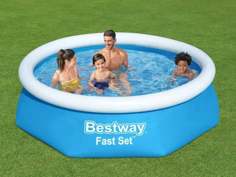 Bestway FAST Set 57450 - Piscine gonflable + Pompe de filtration 16 W
