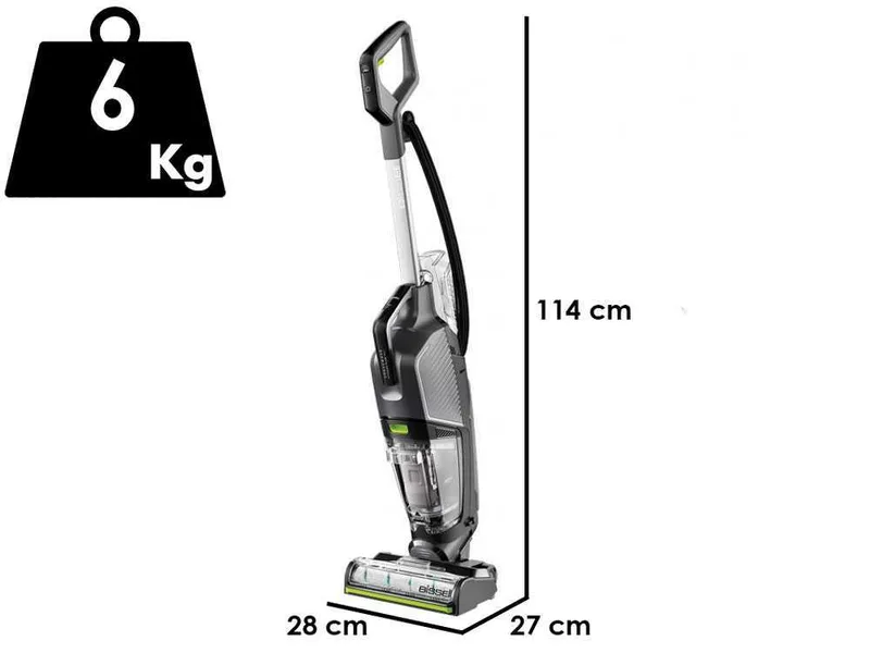 Bissell CrossWave Hydrosteam PET Select - Nettoyeur de sols 3 en 1 lave, sèche et aspire - à vapeur
