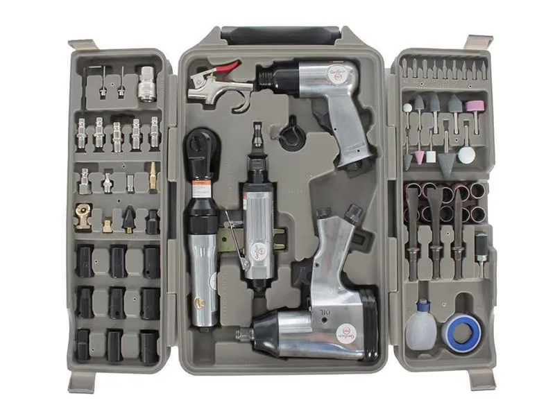 Kit 71 pièces – accessoires pneumatiques pour compresseur – GeoTech Pro