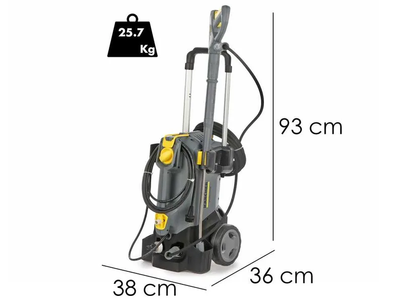 Kärcher Pro HD 6/13 C Plus - Nettoyeur haute pression professionnel à eau froide - 190 bar max - 590 l/h