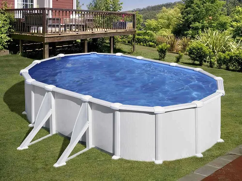 Gre Atlantis Ovale 500x300x132cm - Piscine hors-sol en acier