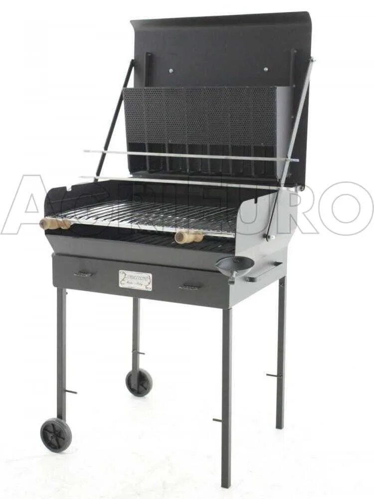 Cruccolini Gran Ristoro - Barbecue à bois et charbon en fer artisanal