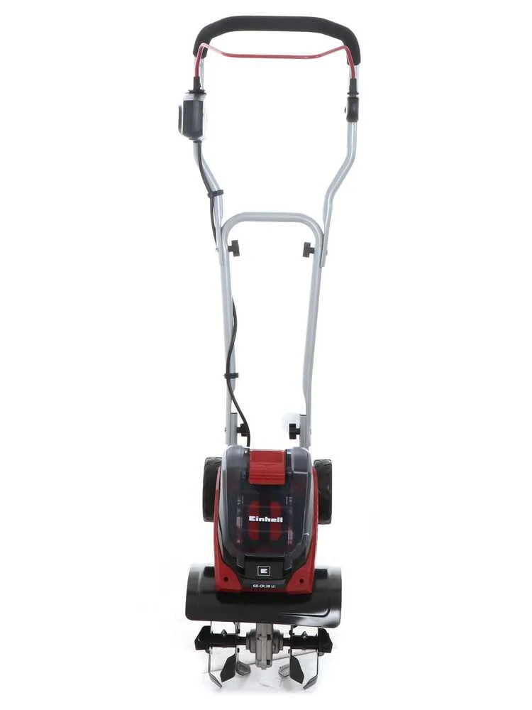 Einhell GE-CR 30 Li - Motobineuse à batterie avec roues - 2 batteries 18V 4Ah