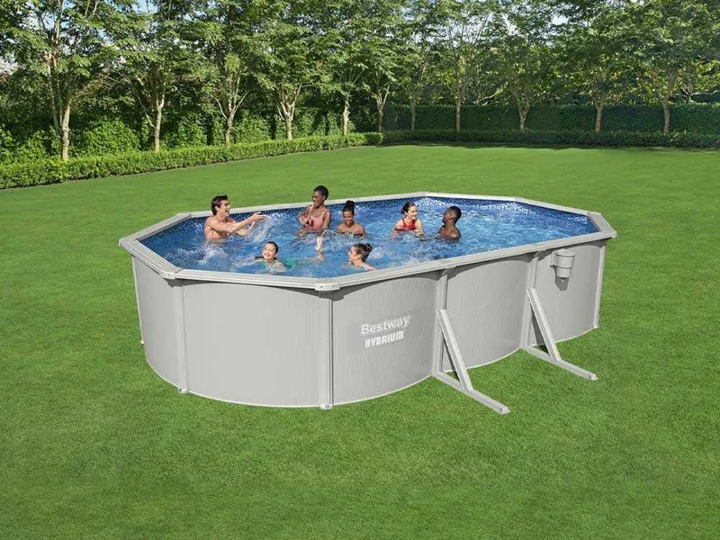 Bestway Hydrium 56369 - 610 x 366 x 122 cm - Piscine ovale pour 11-15 personnes