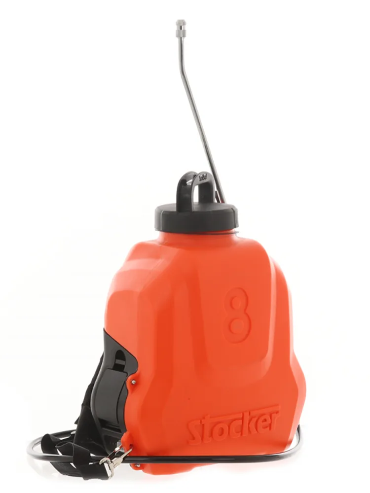 Pompe de pulvérisation à dos Stocker - batterie au Lithium 8 Litres